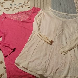 Lot of 2 Express tops.